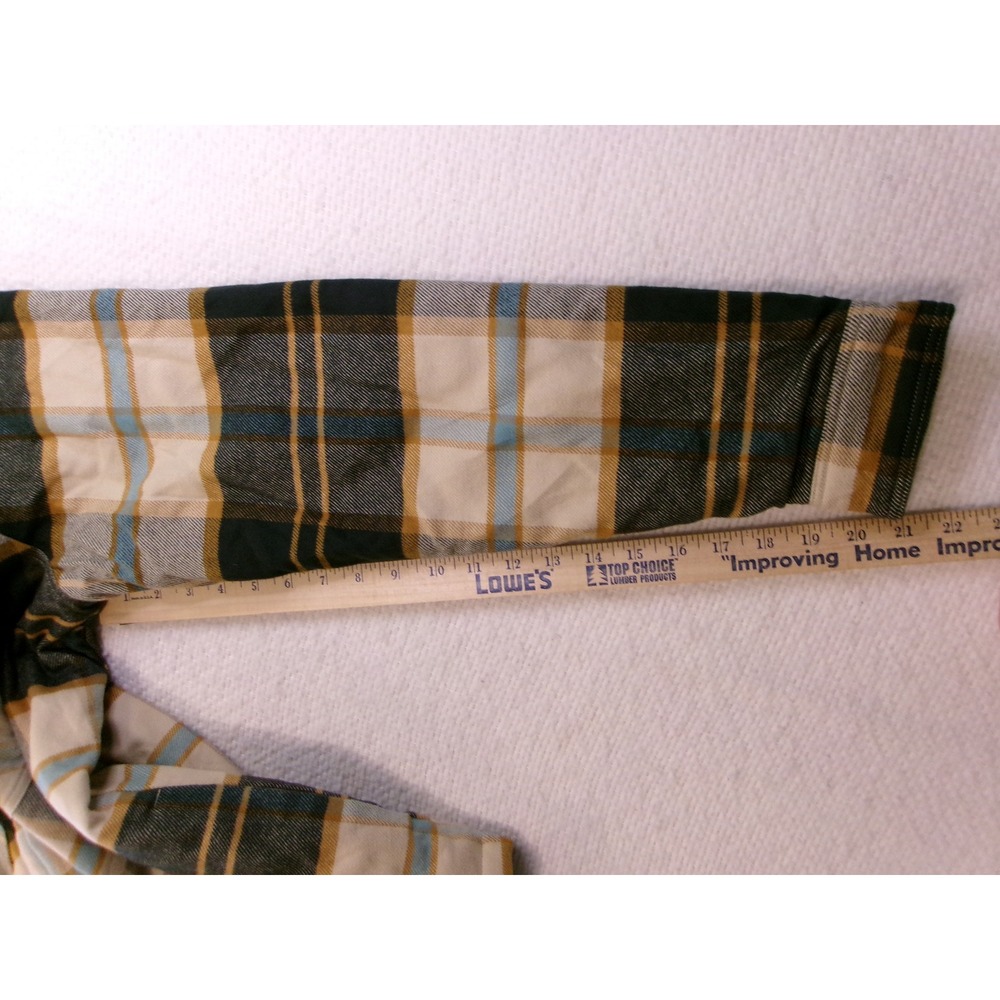 Patagonia Insulated Fjord Flannel Jacket Mens L El Cap Khaki NEW 27640 FA16 - Picture 3 of 9